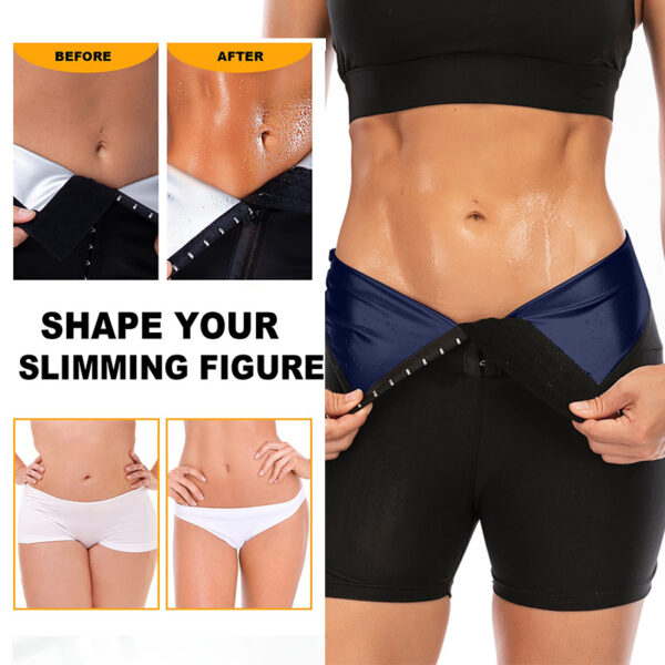 Slimming Pants Waist Trainer Shapewear Tummy Hot Thermo Sweat Leggings Fitness Workout Sweat Sauna Pants Body Shaper - Image 6