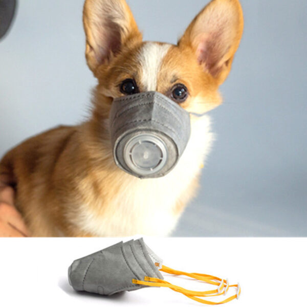 Dogs Anti-fog Haze Masks Anti Dust Gas Pollution Muzzle Dog Soft Face Cotton Mouth Mask Pet Respiratory PM2.5 Filter Pet Products - Image 9